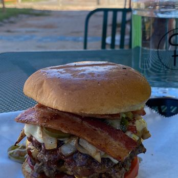 Jimmy's Big Burger - Texas Double Burger (Double Meat 1lb.) - Food Trucks Near Me - Austin, Texas Jimmy's Big Burger - Texas Double Burger (Double Meat 1lb.) - Food Trucks Near Me - Austin, Texas