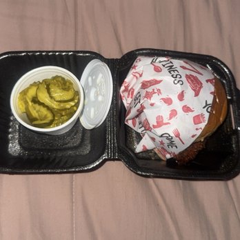Fry The Coop - OG SPICY BUTTER and unwanted pickles - Fast Food Near Me - Bolingbrook, Illinois