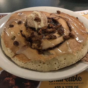 Metro Diner - Cinnamon swirl pancake stack. - American Near Me - Charlotte, North Carolina Metro Diner - Cinnamon swirl pancake stack. - American Near Me - Charlotte, North Carolina