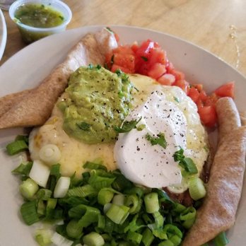 Seva Restaurant - Eggs Veracruz at sunday brunch. - Vegetarian Near Me - Ann Arbor, Michigan