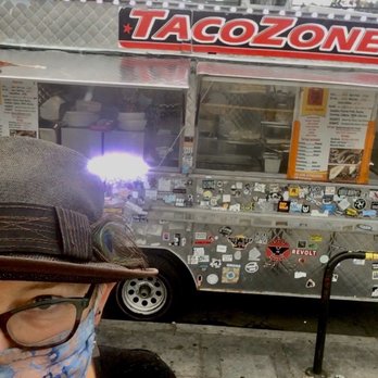 Taco Zone - Vero is behind the grill tonight - our covid selfie. Get a mulita. Be happy. - Mexican Near Me - Los Angeles, California