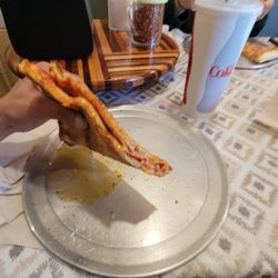 Pizza To Go - Love being able to fold a slice and not have the crust crack!