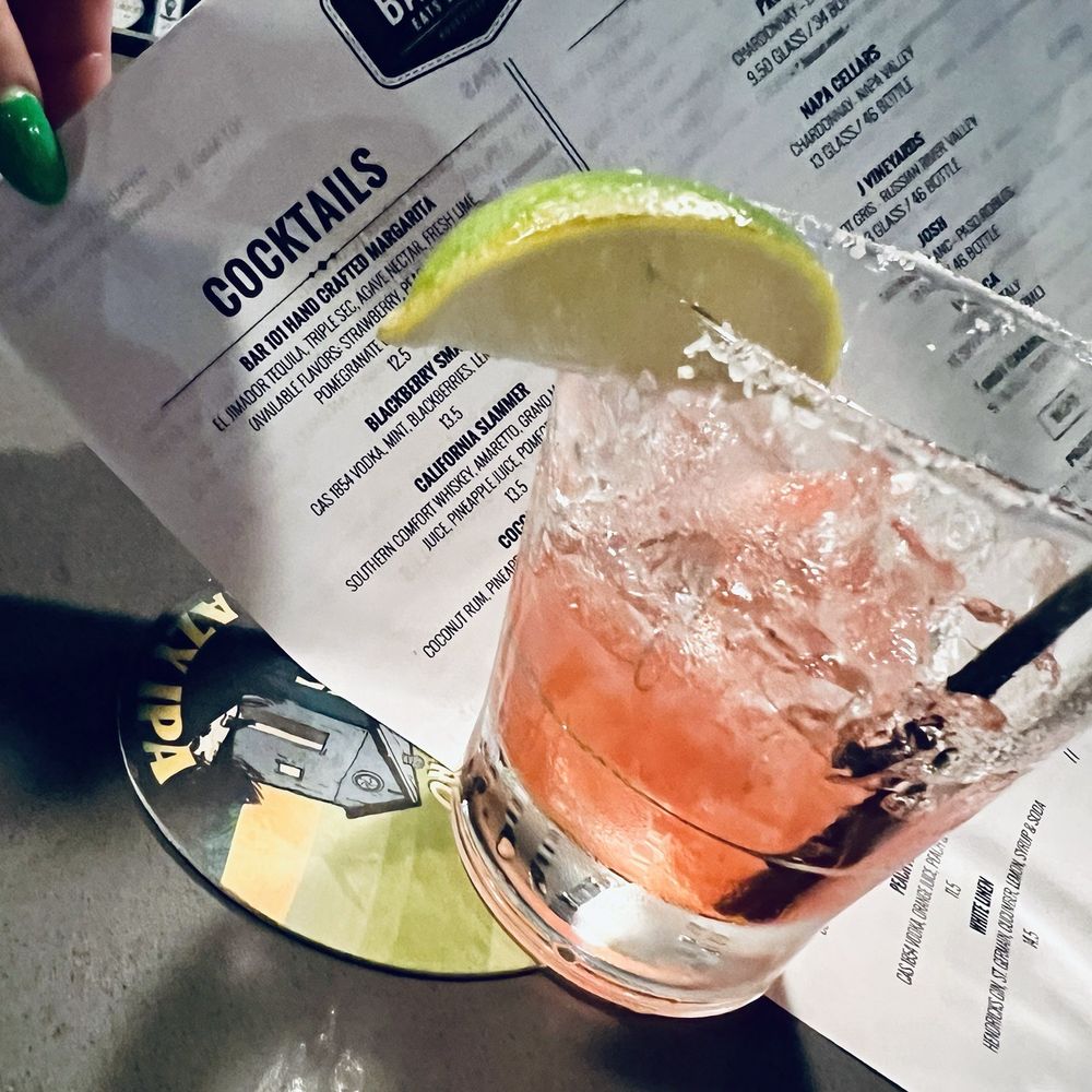 Bar 101 Eats & Drinks - Blackberry Margarita - Sports Bars Near Me - Roseville, California Bar 101 Eats & Drinks - Blackberry Margarita - Sports Bars Near Me - Roseville, California