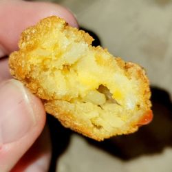 Burger King - Cheesy Tots are dry as hell.