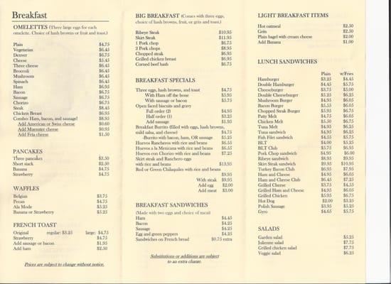 Menu photo 8 Nick Jr's Grill Chicago, IL