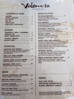 Menu photo 5 Valencia Restaurant Winter Garden, FL Menu photo 5 Valencia Restaurant Winter Garden, FL