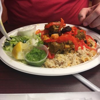 Blue Star Cafe - Goat plate with Famous Basmati Rice - Halal Near Me - Milwaukee, Wisconsin Blue Star Cafe - Goat plate with Famous Basmati Rice - Halal Near Me - Milwaukee, Wisconsin