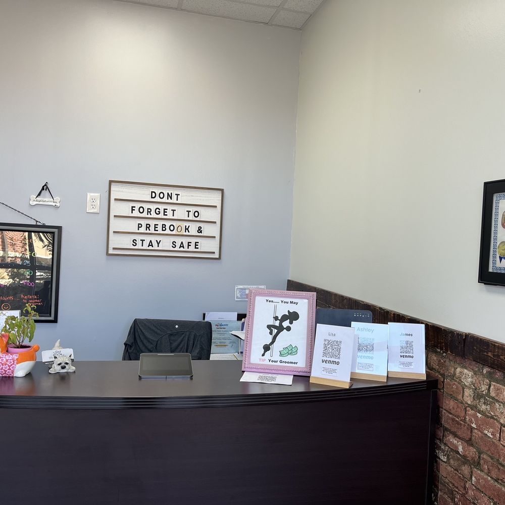 The Groom Room - Front desk where Miss Sue controls everything - Pet Groomers Near Me - Fort Worth, Texas The Groom Room - Front desk where Miss Sue controls everything - Pet Groomers Near Me - Fort Worth, Texas