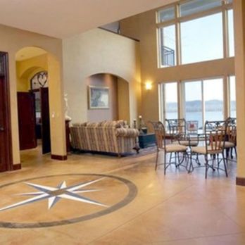 Kemikoating Surfaces - Acid Stain Floor with Mariners Compass - Refinishing Services Near Me Kemikoating Surfaces - Acid Stain Floor with Mariners Compass - Refinishing Services Near Me