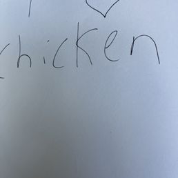 I love chicken