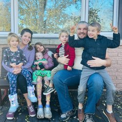 The Streelmans - Fathom Realty - Our Family outside our new home