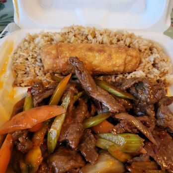 Sumo Bowl - Mongolian beef a little spicier than normal. - Asian Fusion Near Me - New Bern, North Carolina Sumo Bowl - Mongolian beef a little spicier than normal. - Asian Fusion Near Me - New Bern, North Carolina