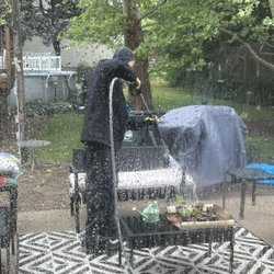Jay's Pressure Washing - Cleaning patio furniture