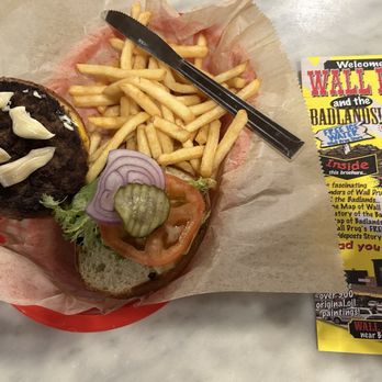 Wall Drug Store - Buffalo Burger with Fries - Drugstores Near Me - Wall, South Dakota Wall Drug Store - Buffalo Burger with Fries - Drugstores Near Me - Wall, South Dakota