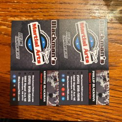 Business cards of the owners.