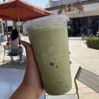 Peet's Coffee - Matcha latte with 50% just bubble and ice. - Coffee & Tea Near Me - Corte Madera, California