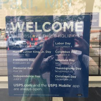US Post Office - Holiday hours (and me!) - Post Offices Near Me - Saint Paul, Minnesota