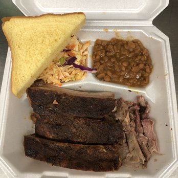 TaTu BBQ - Rib and pulled pork combo plate. - Barbeque Near Me - Anchorage, Alaska