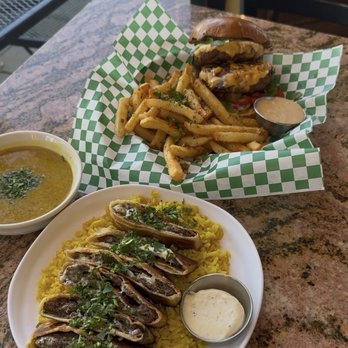 Shish Grill - 11. Double Lamb Burger and 13. Lavash Wrap - Mediterranean Near Me - San Ramon, California Shish Grill - 11. Double Lamb Burger and 13. Lavash Wrap - Mediterranean Near Me - San Ramon, California