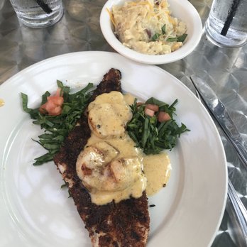 Brown Barrel - Special -Blackened Flounder with sea scallops -Yum!! - American Near Me - Midway, Kentucky