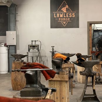 Lawless Forge - One of the workshop areas - Art Classes Near Me - Seattle, Washington