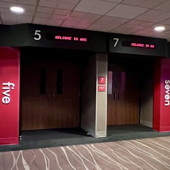 AMC Wayne 14 - Doors to Auditoriums 5 and 7 - Cinema Near Me - Wayne, New Jersey