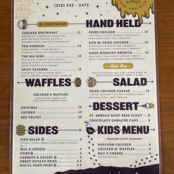 Gold Feather - Menu - Beer Bar Near Me - San Antonio, Texas