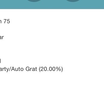 MONEYGUN - Automatic large party gratuity receipt on a twotop table - Bars Near Me - Chicago, Illinois