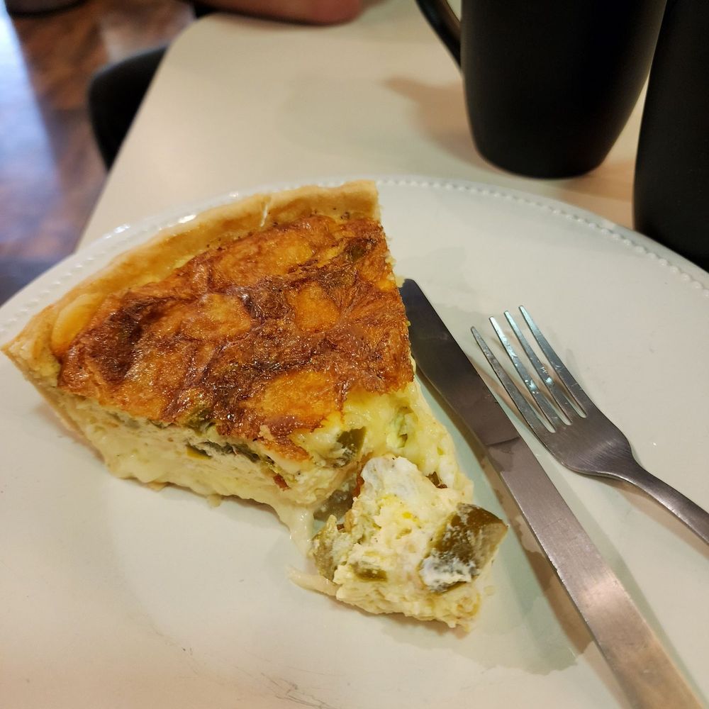 Red Rock Bakery & Net Cafe - Jalapeno cheddar quiche - Bakeries Near Me - Moab, Utah Red Rock Bakery & Net Cafe - Jalapeno cheddar quiche - Bakeries Near Me - Moab, Utah