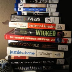 Fort Worth Public Library - Southwest - Iheart the library! (and when I say stack of books and movies I mean it)