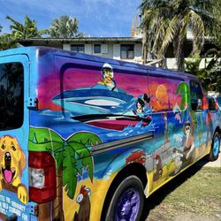 Key West Artisan Market - More of the painted van