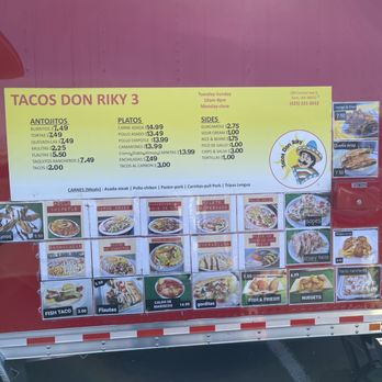 Tacos Don Riky - Menu - Salvadoran Near Me - Renton, Washington Tacos Don Riky - Menu - Salvadoran Near Me - Renton, Washington
