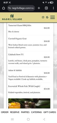 Menu photo 5 Negril Village New York, NY