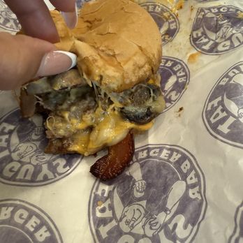 Fat Guy's Burger Bar - Double patty Bacon Cheeseburger - Burgers Near Me - Tulsa, Oklahoma Fat Guy's Burger Bar - Double patty Bacon Cheeseburger - Burgers Near Me - Tulsa, Oklahoma