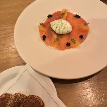 The Harwood Arms - Salmon appetizer - Gastropubs Near Me - London, XGL The Harwood Arms - Salmon appetizer - Gastropubs Near Me - London, XGL