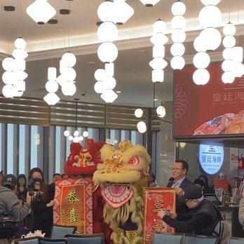Neptune Palace Seafood Restaurant - Happy Lunar New Year lions with 春聯 lucky banners that says 恭喜發財 生意興隆 - Dim Sum Near Me - Burnaby, British Columbia Neptune Palace Seafood Restaurant - Happy Lunar New Year lions with 春聯 lucky banners that says 恭喜發財 生意興隆 - Dim Sum Near Me - Burnaby, British Columbia