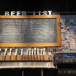 Main beer list of the day Main beer list of the day