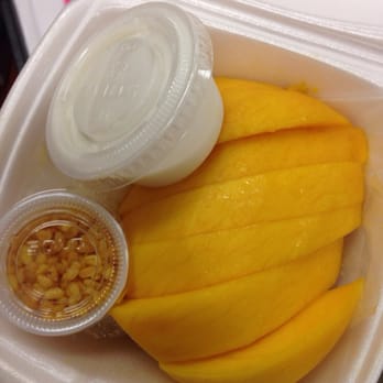 Thai Cafe - Mango sticky rice - Thai Near Me - Irvine, California