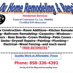 Can-Du Home Remodeling & Repairs
