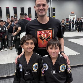 Tom Vo's Taekwondo - With Master Peter Lopez Peruvian Olympian guest speaker at Tom Vo Taekwondo leadership seminar - Karate Near Me - Orange, California Tom Vo's Taekwondo - With Master Peter Lopez Peruvian Olympian guest speaker at Tom Vo Taekwondo leadership seminar - Karate Near Me - Orange, California