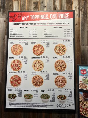 Menu photo 4 MOD Pizza Roseville, CA