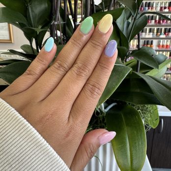 Finest Nails & Spa - Pastel colors for Spring! (OPI Gel) - Nail Salons Near Me - Huntington Beach, California