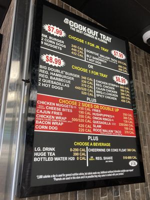 Menu photo 2 Cookout Tampa, FL