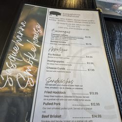Susquehanna Smokehouse - Menu
