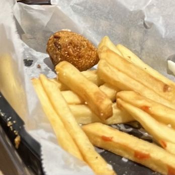 The Surfing Crab - Crispy perfect hush puppies and fries. - Seafood Near Me - Lewes, Delaware The Surfing Crab - Crispy perfect hush puppies and fries. - Seafood Near Me - Lewes, Delaware