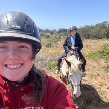 Coastside Trail Rides - Happiness! - Horseback Riding Near Me - Moss Beach, California