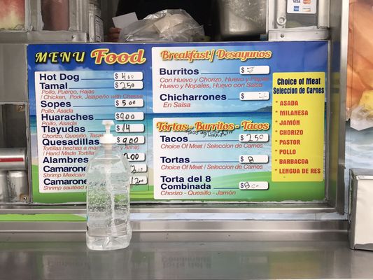 Menu photo 8 La Costeñita San Jose, CA