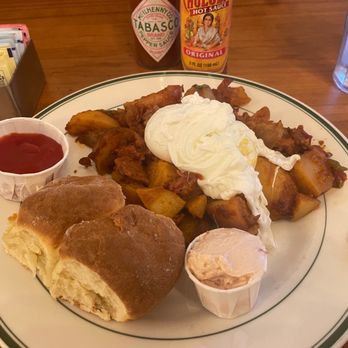 Good Enough to Eat - Corned Beef and Chorizo Hash - Breakfast & Brunch Near Me - New York, New York Good Enough to Eat - Corned Beef and Chorizo Hash - Breakfast & Brunch Near Me - New York, New York