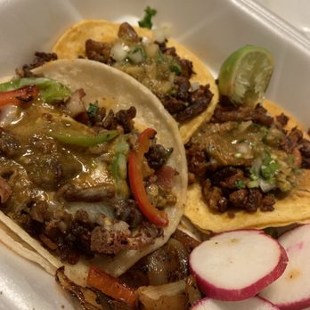 Tacos El Gordo - Tacos al pastor / alahambre taco (asada,bacon,bell peppers, cheese - Tacos Near Me - Modesto, California Tacos El Gordo - Tacos al pastor / alahambre taco (asada,bacon,bell peppers, cheese - Tacos Near Me - Modesto, California