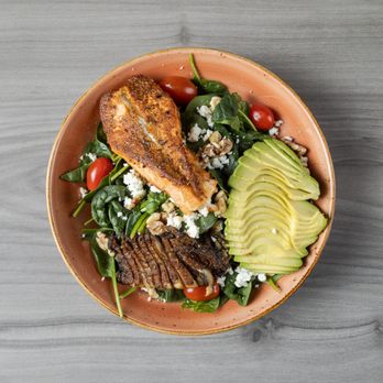 Kings Tavern - Cali Salmon Salad - Breakfast & Brunch Near Me - Whitby, Ontario